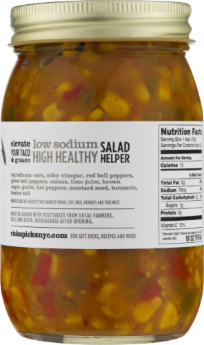 Rick's Picks Handy Corn Relish Perspective: right