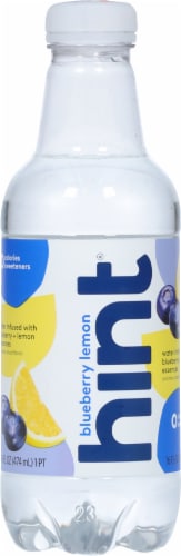 Hint® Blueberry Lemon Flavored Bottled Water Perspective: right