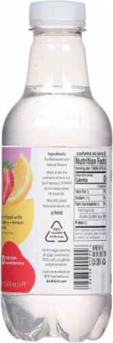 Hint® Strawberry Lemon Flavored Water Perspective: right