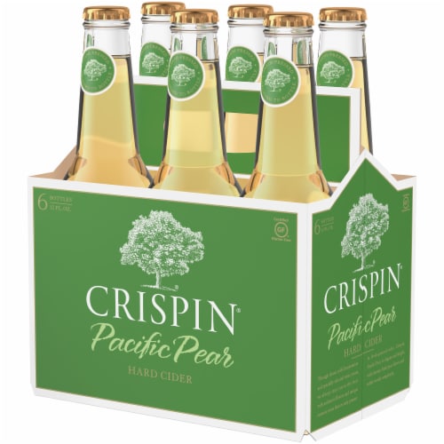 Crispin Pacific Pear Gluten Free Hard Cider Perspective: right