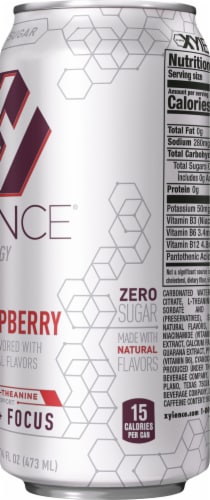 Xyience Xenergy® CranRaspberry Energy + Focus Perspective: right