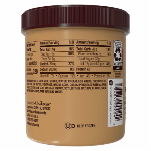 Talenti Non-Gmo Sea Salt Caramel Homemade Dulce de Leche with Chocolate Caramel Truffles Gelato Perspective: right