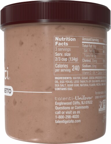 Talenti® Dark Chocolate Dairy-Free Sorbetto Perspective: right