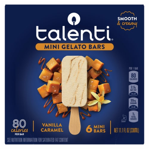 Talenti® Vanilla Caramel Mini Gelato Bars Perspective: right