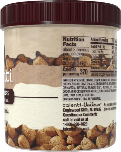 Talenti® Layers Snickerdoodle Ice Cream Pint Perspective: right