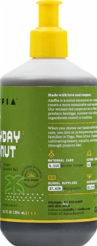 Alaffia Everyday Coconut & Neem Cleansing Face Wash Perspective: right