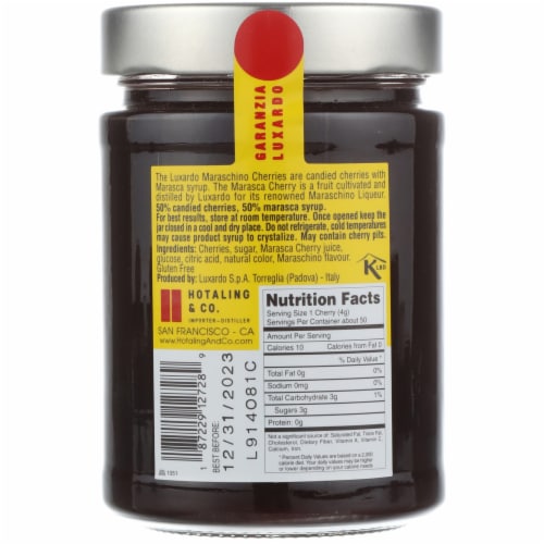 Luxardo Maraschino Cherry Cherries Perspective: right