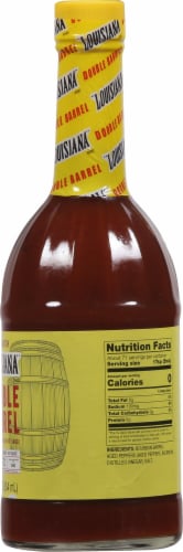 Louisiana Double Barrel Bourbon Aged LA Hot Sauce Perspective: right