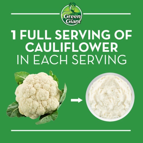 Green Giant Family Size Original Mashed Cauliflower Perspective: right