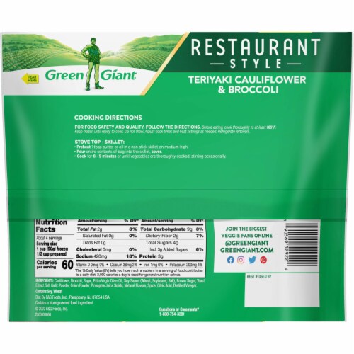 Green Giant Restaurant Style Teriyaki Cauliflower & Broccoli, 12