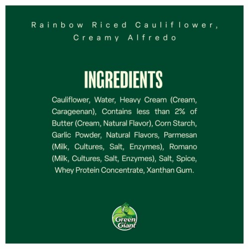 Green Giant Riced Veggie Blends Creamy Alfredo Perspective: right