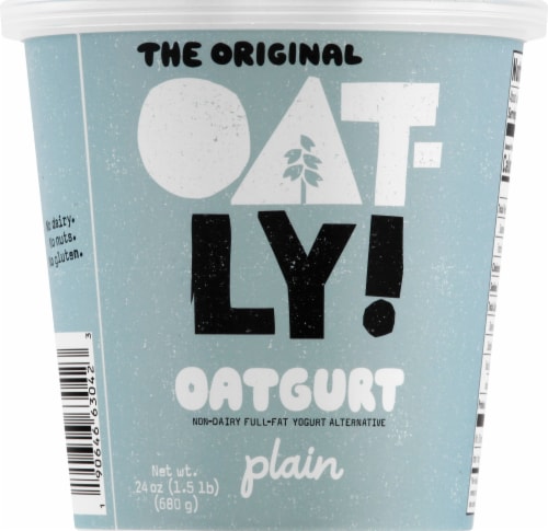 Oatly Plain Full Fat Oatgurt Perspective: right