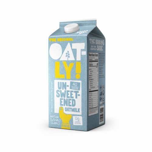 Oatly Unsweetened Oatmilk Perspective: right