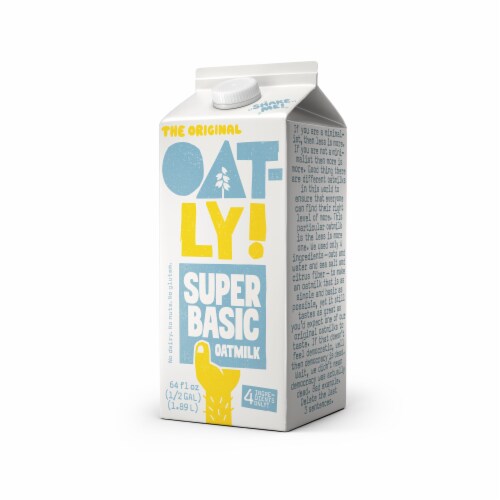 Oatly Original Super Basic Oatmilk Perspective: right