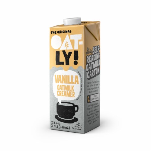 Oatly Oatmilk Creamer Vanilla Perspective: right