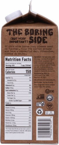 Oatly Chocolate Oatmilk Perspective: right
