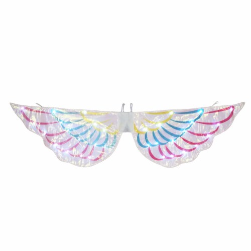 Light Up Unicorn Wings Adult Halloween Costume Accessory Perspective: right