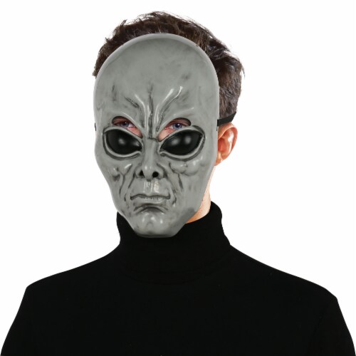 Seasons Rigid Plastic Space Traveler Mask Halloween Costume Accessory Perspective: right