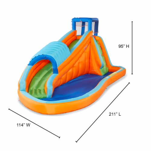 Banzai Surf Rider Kids Inflatable Outdoor Backyard Aqua Water Slide Splash Park 1 Piece Pay Less Super Markets