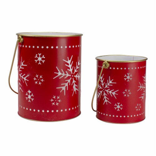 Download Beautiful Christmas Lantern With Red Candle Wallpaper