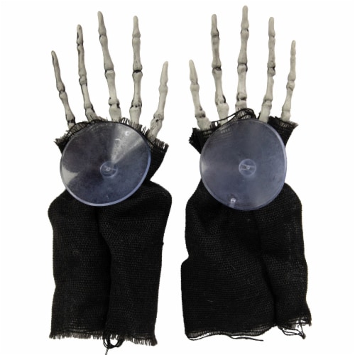 Northlight 10 Spooky Skeleton 3-D Halloween Window Decoration Perspective: right