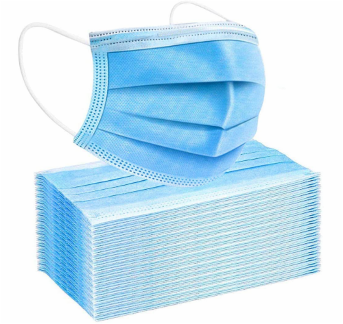 al-SHIELDS 3 Ply Disposable Face Mask with Ear Loops Perspective: right