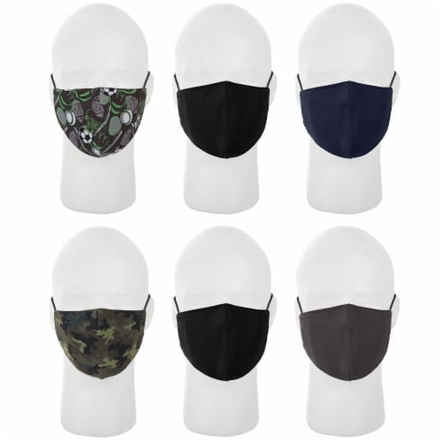 al-SHIELDS Kids Twill Face Masks with Filters Perspective: right