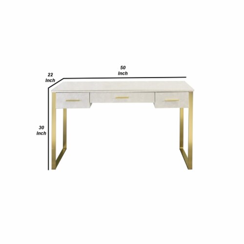White desk 50 inches deals