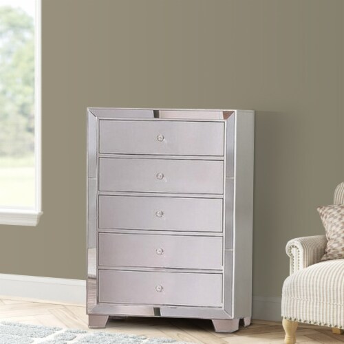 Silver tall dresser deals