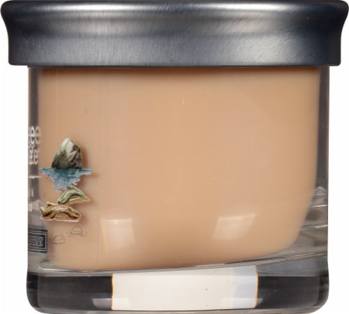 Yankee Candle Signature Collection Small Amber & Sandalwood Candle Perspective: right
