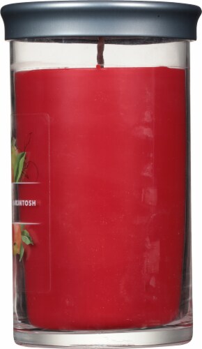 Yankee Candle®  Pillar Jar Candle Macintosh Perspective: right