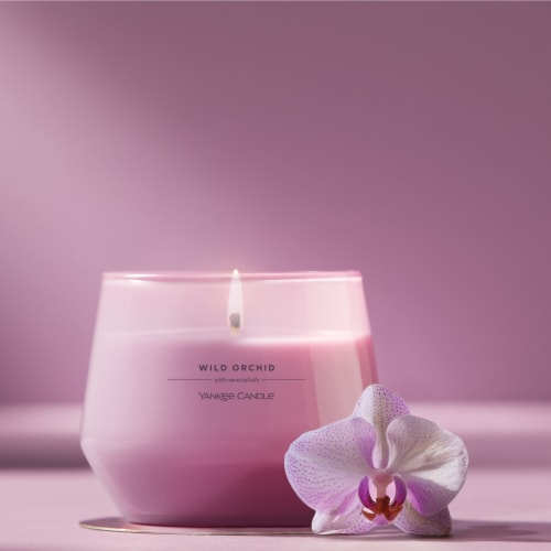 Yankee Candle Studio Scented Candle with up to 50 Hour Burn Time, Wild Orchid Perspective: right