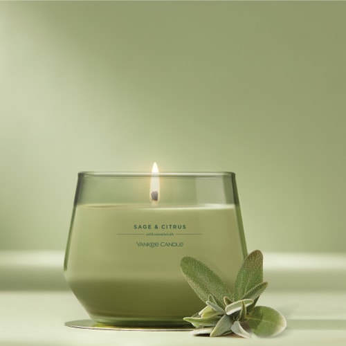 Yankee Candle Studio Scented Candle with up to 50 Hour Burn Time, Sage & Citrus Perspective: right