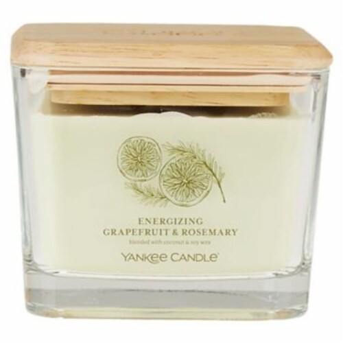 Yankee Candle® Energizing Grapefruit & Rosemary Well Living Medium Square Candle Perspective: right