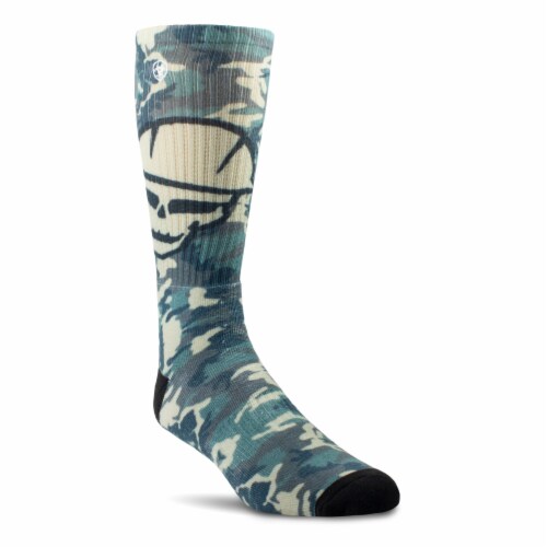 Ariat Work Roughneck Graphic Crew Socks - Large Perspective: right