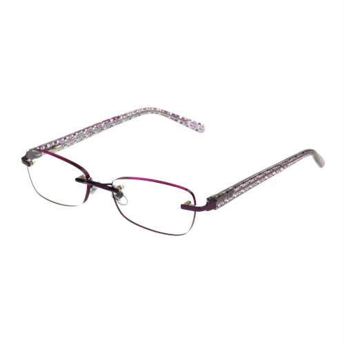 Foster Grant® Daniella Reading Glasses - Purple Perspective: right