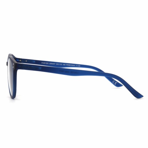 Foster Grant Joey Blue Light Anti-Fog Reading Glasses - Navy Perspective: right