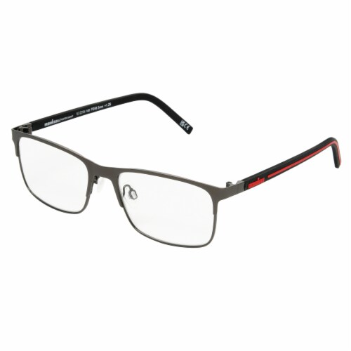 Foster Grant® IRONMAN® Drive Reading Glasses - Gunmetal Perspective: right