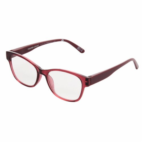 Foster Grant Wine-Tone Frame Women's Reading Glasses Perspective: right