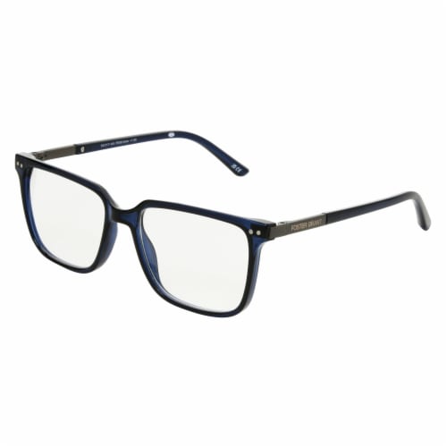 Foster Grant Men's Reading Glasses - Navy Perspective: right