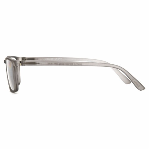 Foster Grant Corey Blue Light Anti-Fog Reading Glasses - Gray Perspective: right