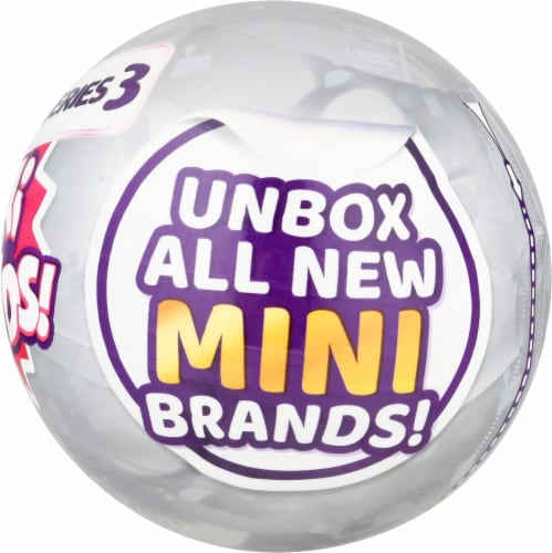 Zuru™ 5 Surprise Mini Brands Series 3 Real Miniature Brands Collectible Toy Perspective: right