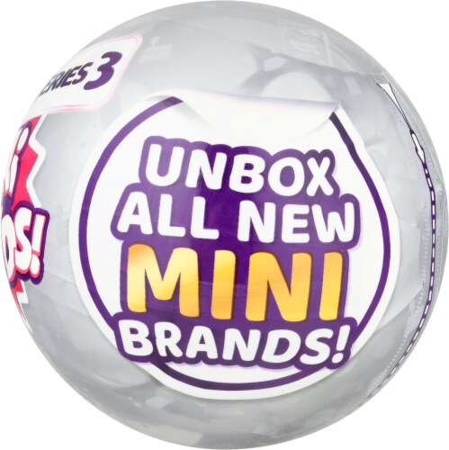 Zuru™ 5 Surprise Mini Brands Series 3 Real Miniature Brands Collectible Toy Perspective: right