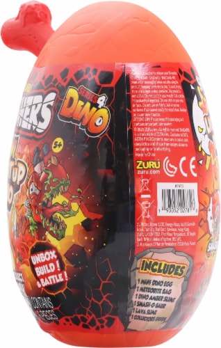 Zuru Smashers Light-Up Dino Toy with Lava Slime - Assorted Perspective: right