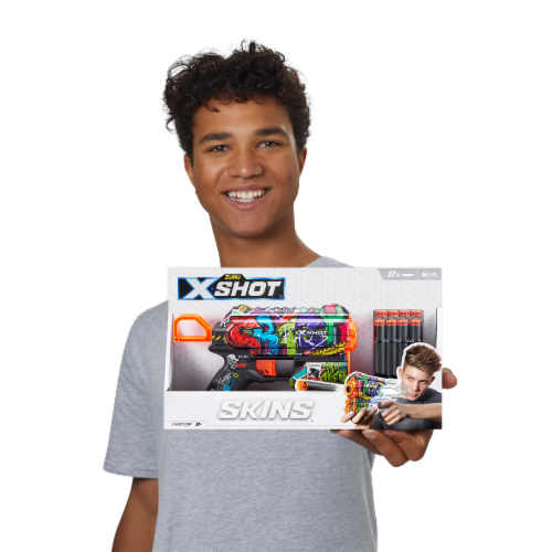 Zuru X-Shot Skins Flux Graffiti Dart Blaster Perspective: right