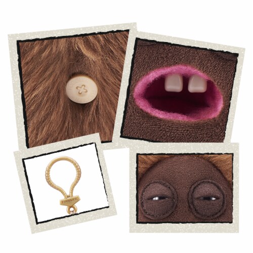 Zuru Fuggle Key Rings™ 5-inch Assortment Series 5 Hedge Grog - Brown Perspective: right