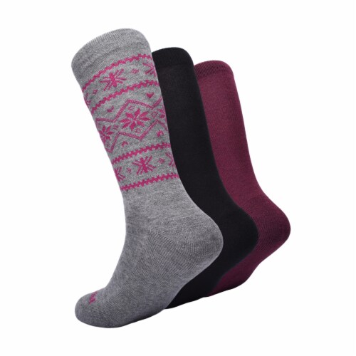Timberland® Women's Assorted Wool Cushioned Crew Socks Perspective: right