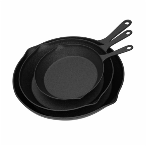 Department Store Pre-Seasoned Cast Iron Skillet Oven Safe Cookware Holder Large  Frying Pan, 1 Pack - Kroger