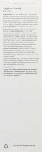 Google Nest Video Doorbell (Battery) - White Perspective: right