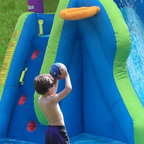 Kahuna twin falls outdoor inflatable splash pool hot sale
